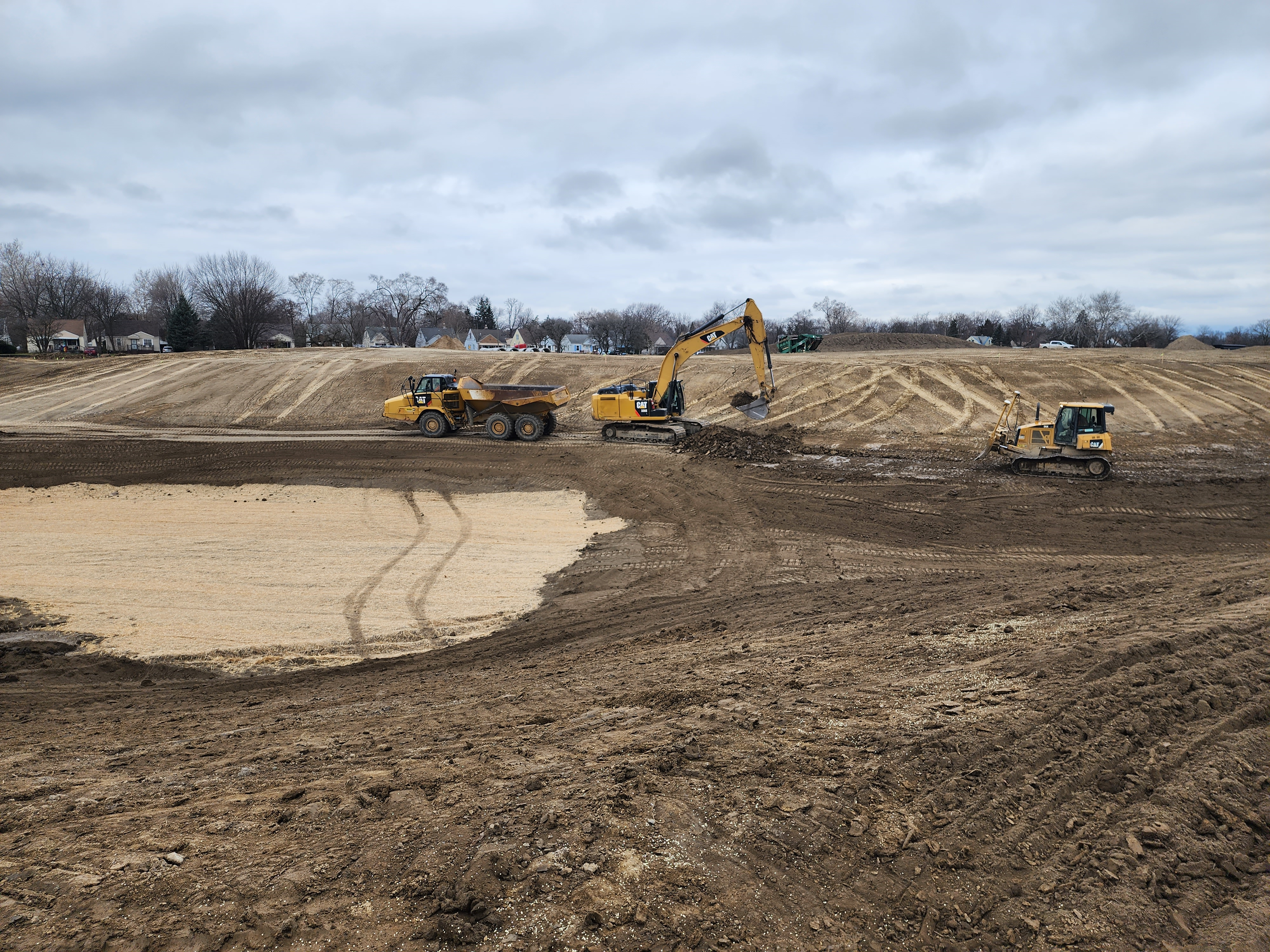 Completed civil construction project